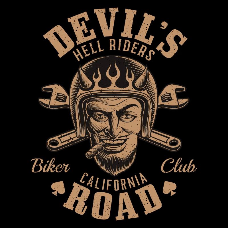 Devil’s Hell Riders Bikers Diable Moto Club