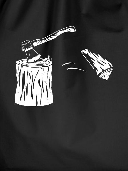 Wood columns axe gift
