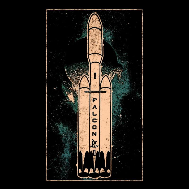 Falcon Heavy Rakete