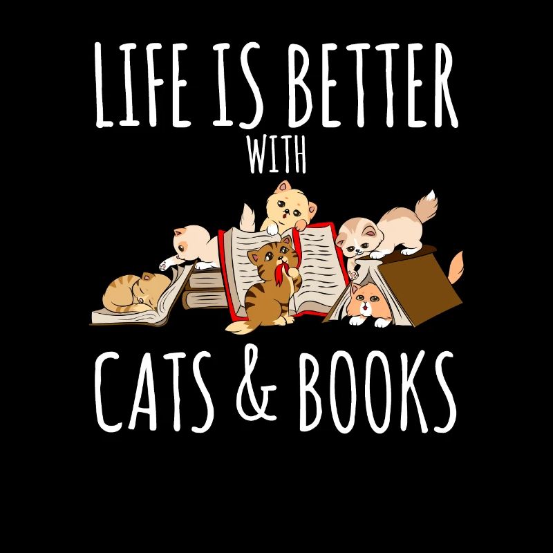 Katzen Bücher Lesen Geschenk
