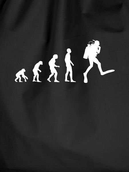 Tauchen Evolution | Menschen Entwicklung Idee