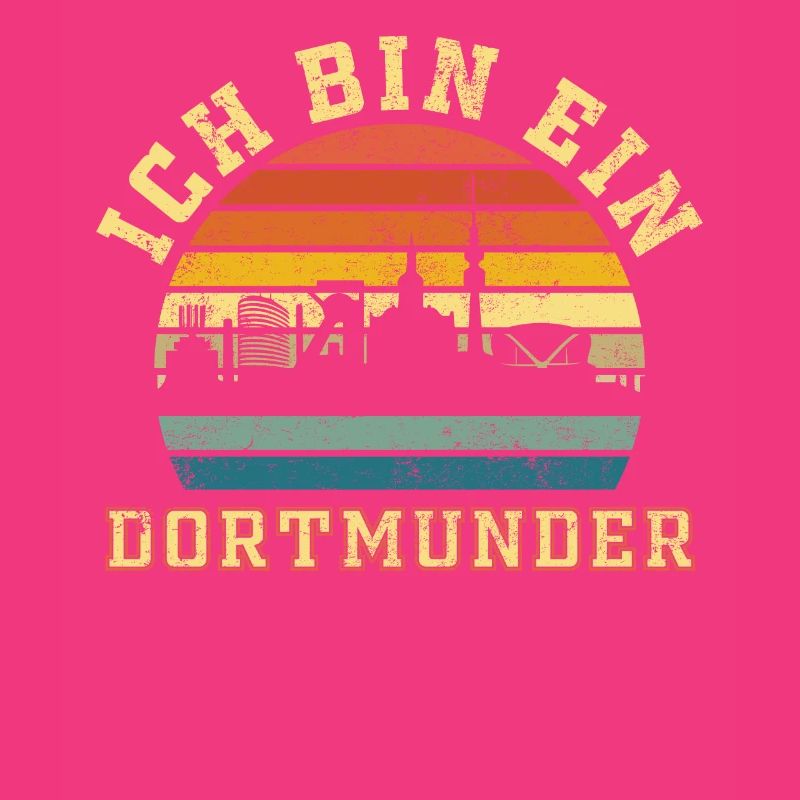 Dortmund - Ich bin ein Dortmunder Retro Style