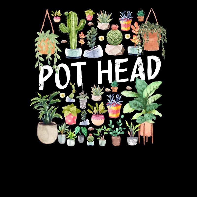 Potted Plant Pot Head