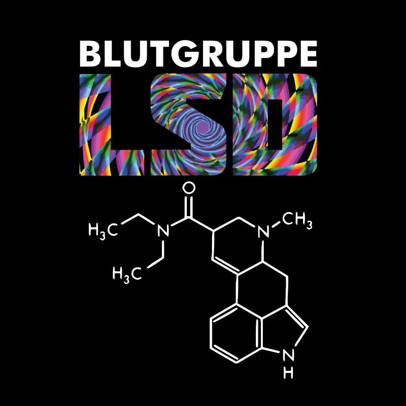 Blutgruppe LSD Strukturformel psychedelisch