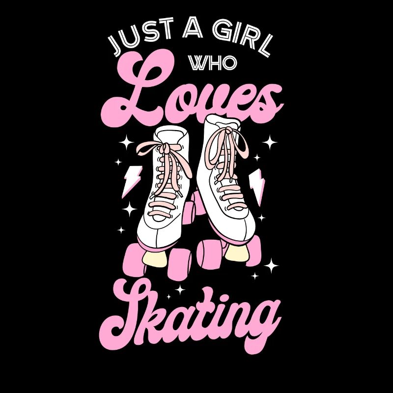 Cool Roller Skating Skate Girl