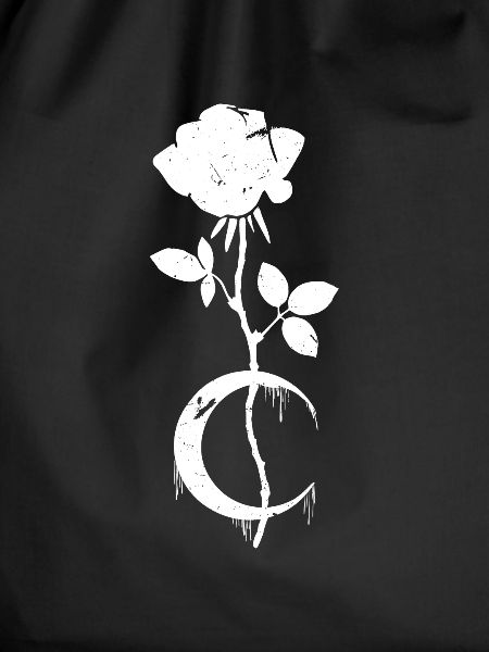 Occult Moon Rose Gothic