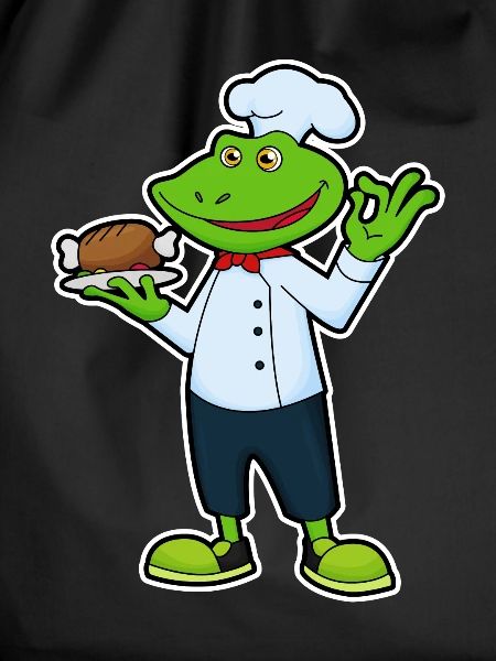 Frosch Koch Hähnchen Kochen