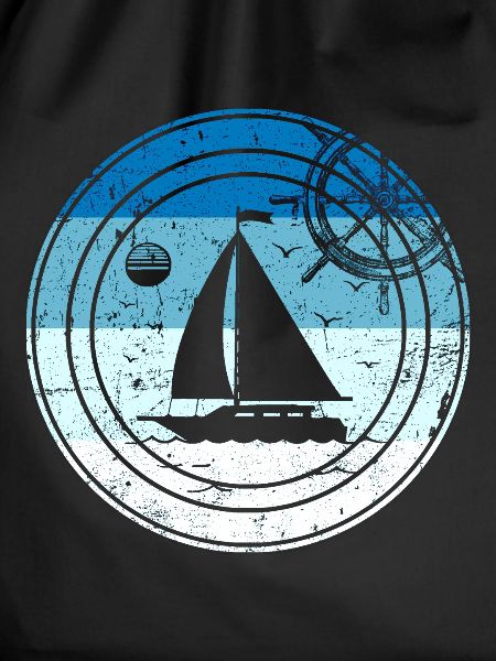 Retro Sailboat