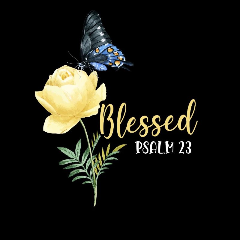 Christian Bible Verse Butterfly