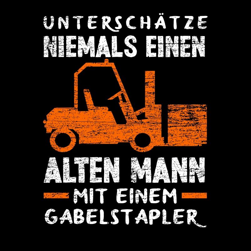 Staplerfahrer Alter Mann