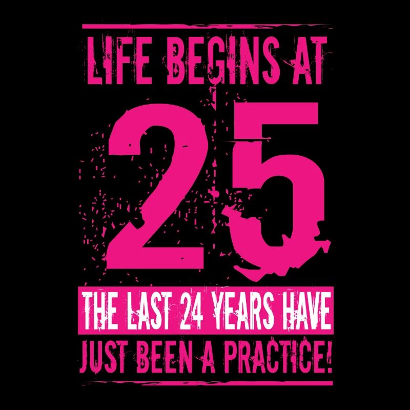 25 birthday woman