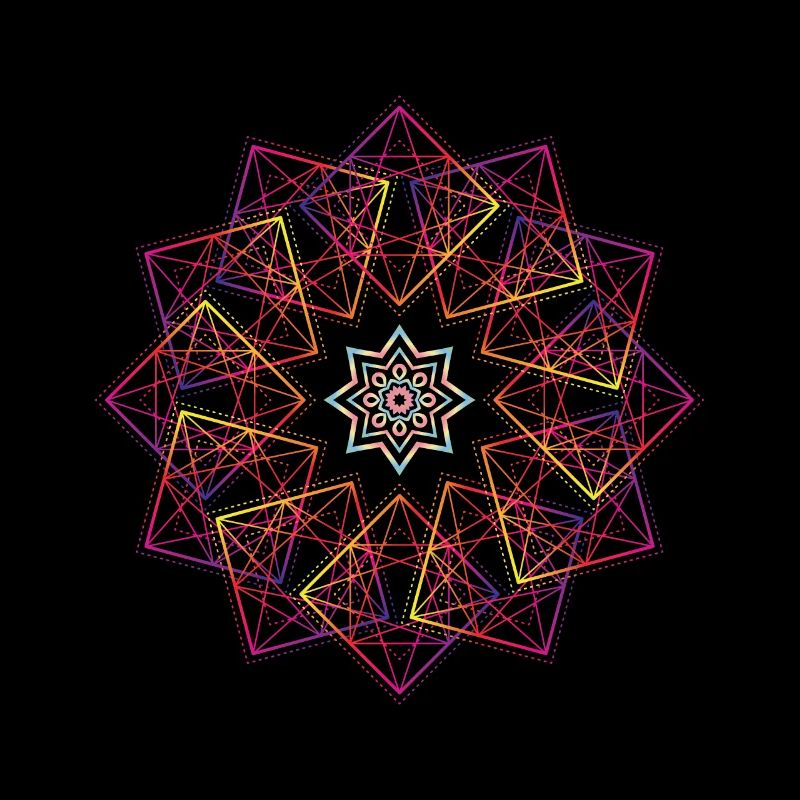 Géométrie sacrée Fleur de vie cube de Métatron