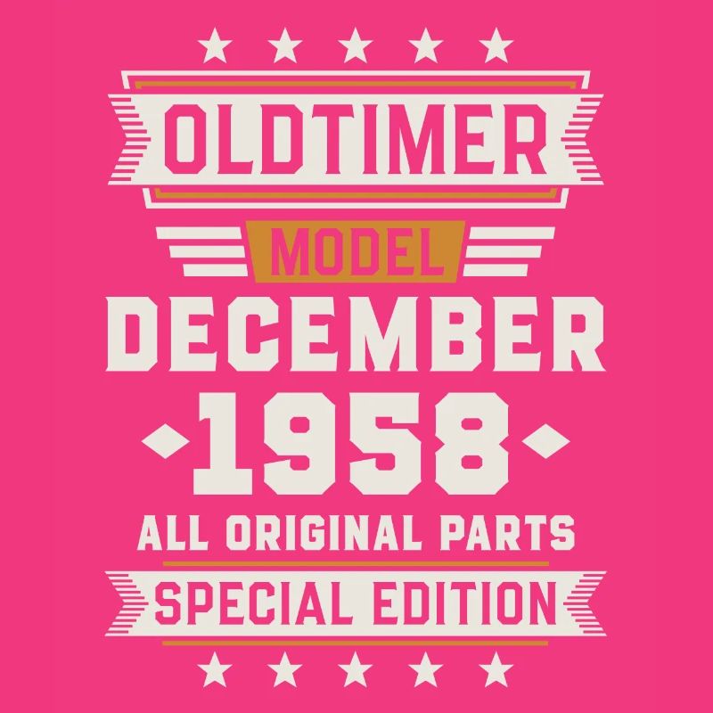 Oldtimer Décembre 1958 Cadeau d’anniversaire