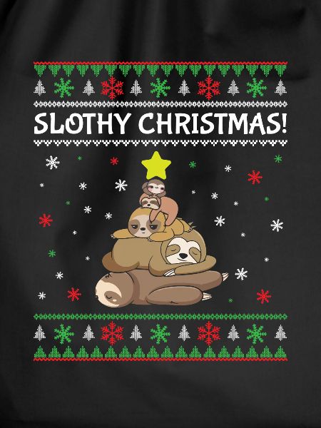 Slothy Christmas Ugly Christmas