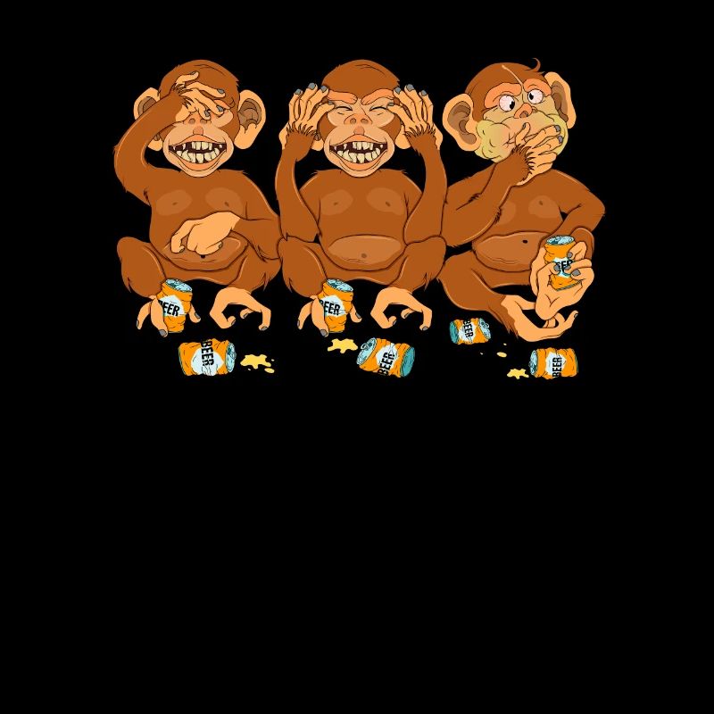Hanover 3 Monkeys See Nothing Hear Say