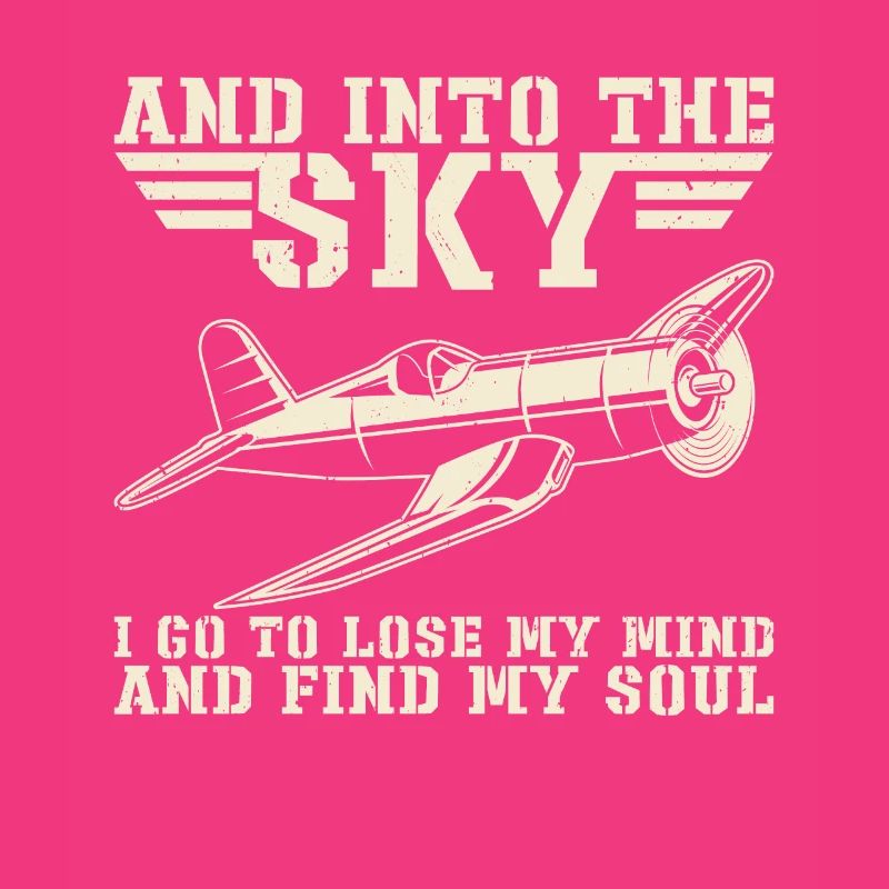 And Into The Sky Pilot Flying Airplane Flight