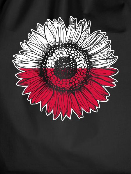 Poland Flag Sunflower