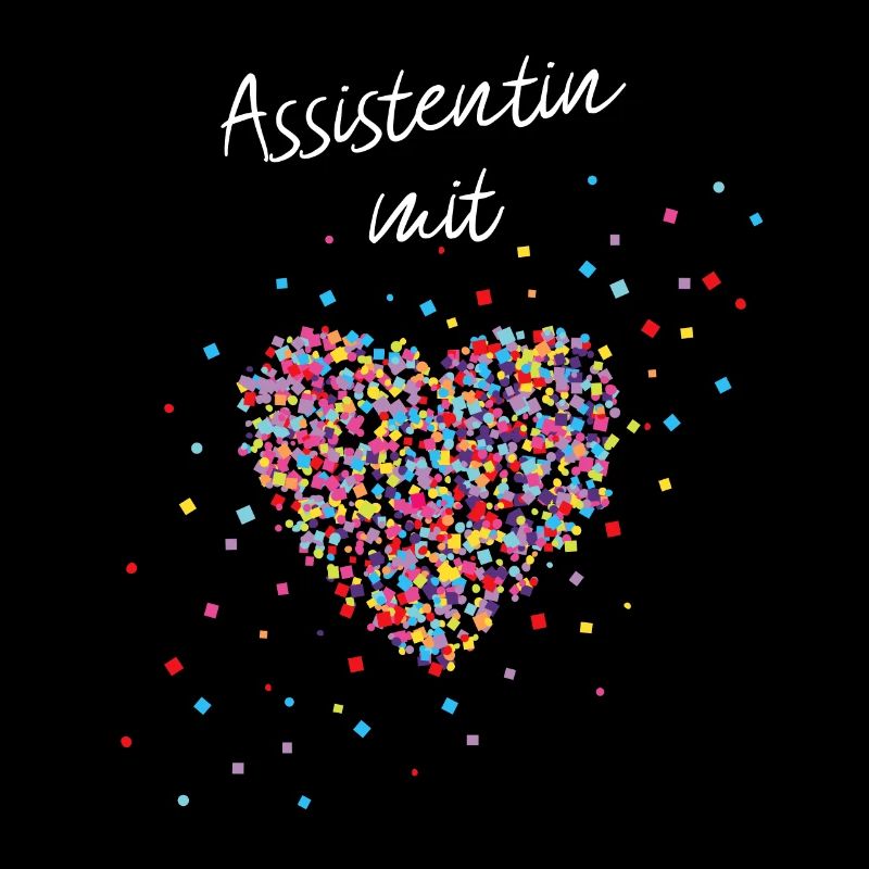 Assistentin mit Herz Arzthelferin