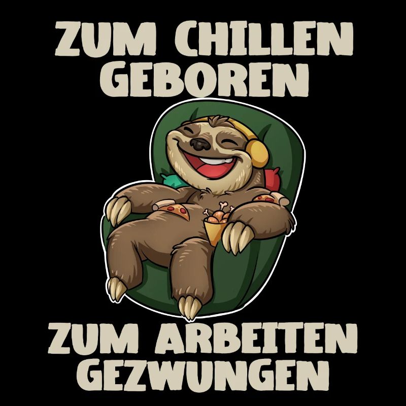 Faultier Chillen Arbeiten
