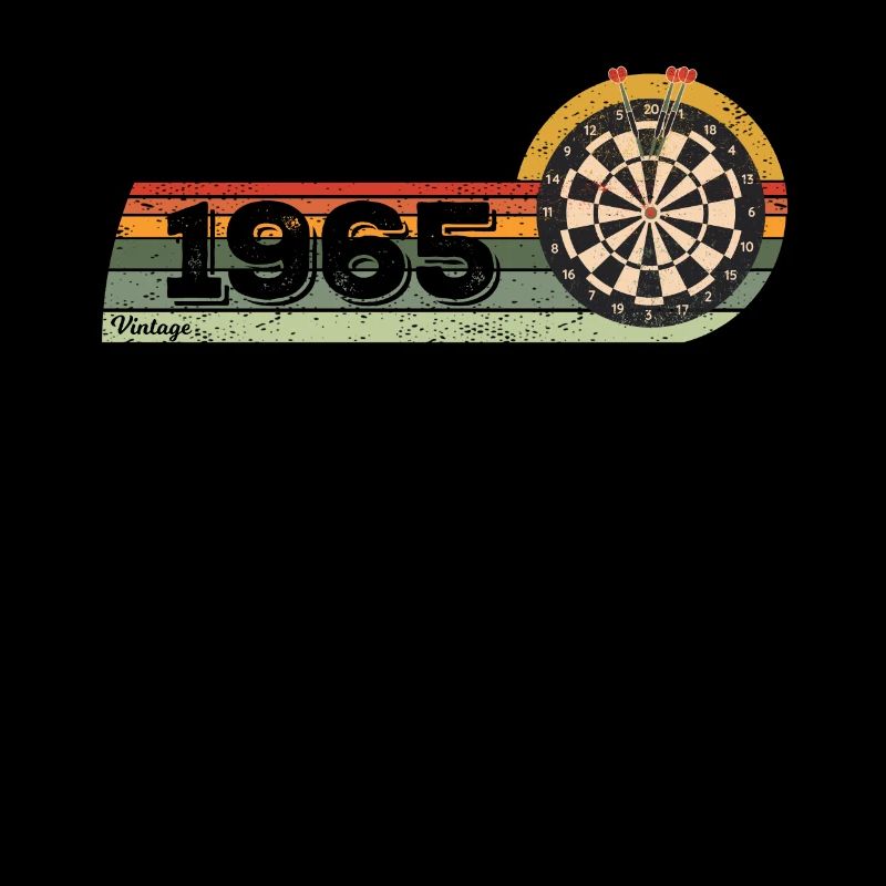 Darts player born 1965 Birthday Dart discs