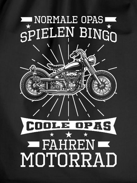 Motorradfahrer Opa