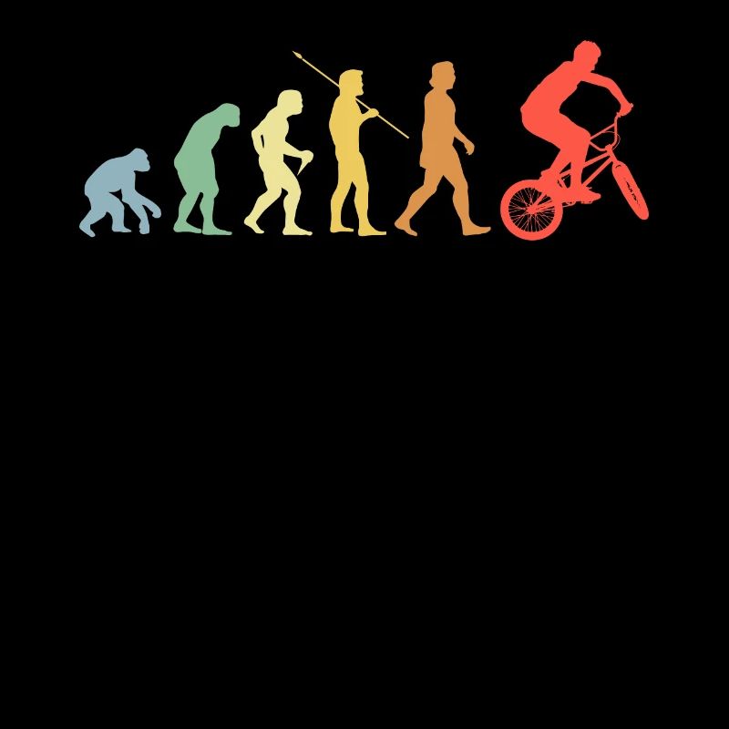 BMX Evolution Retro Bicycle BMX rider