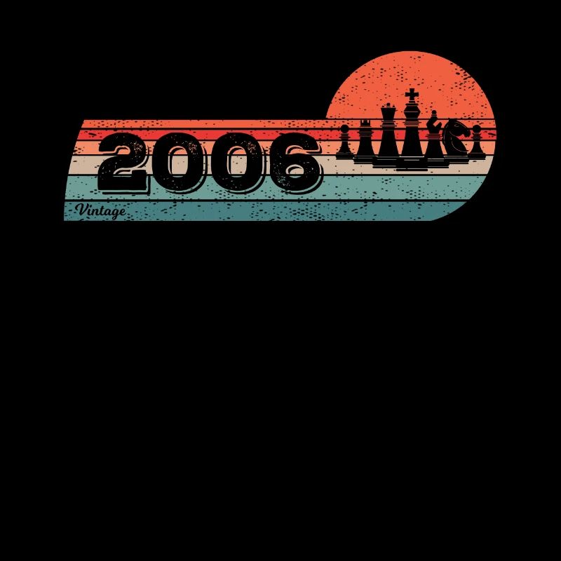 Chess Vintage 2006 Birthday Chess Pieces
