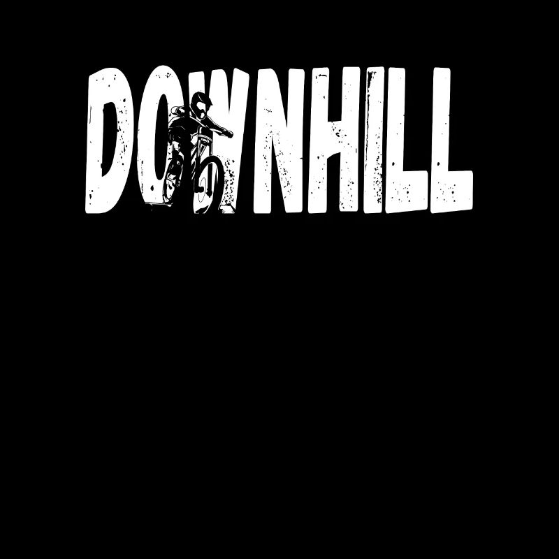 Downhill MTB Nature Mountains Retro Wave Vintage