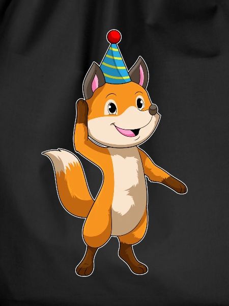 Fox Birthday Party Hat
