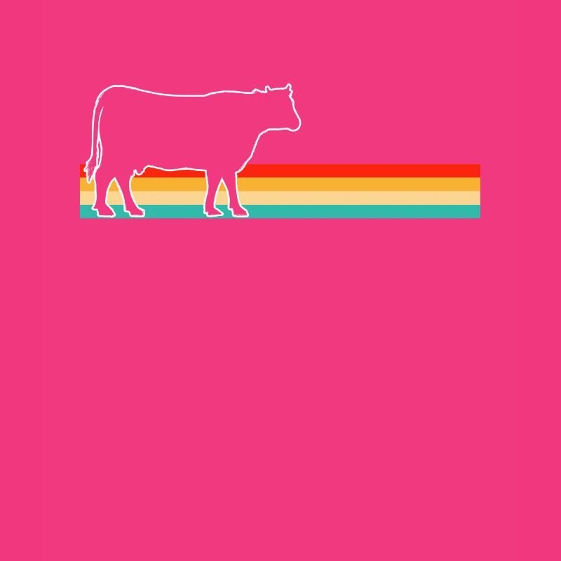 Bœuf de vache Retro