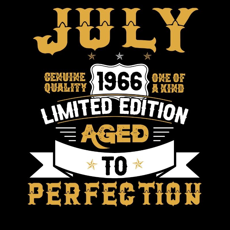 Geburtstag Juli 1966 geboren Vintage