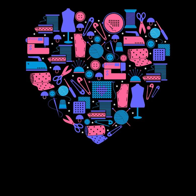 Women's Heart Sewing Knitting