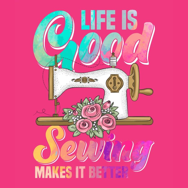 Sewing Machine Thread Spool Fabric Patterns Quilti