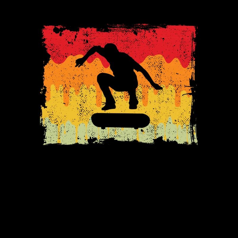 Skateboarding Retro