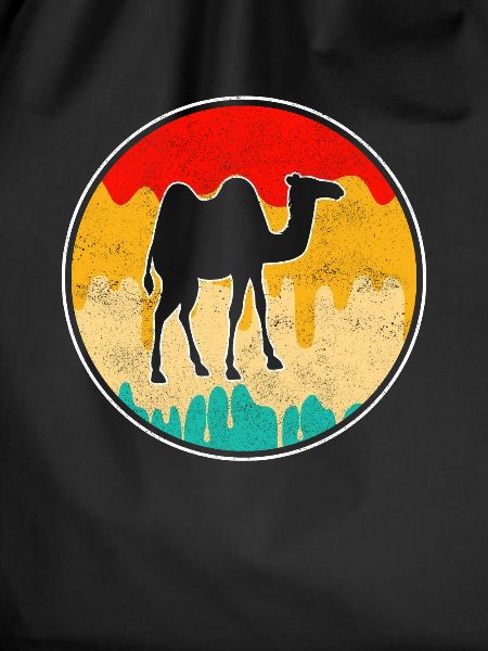 Dromedary Camel Retro