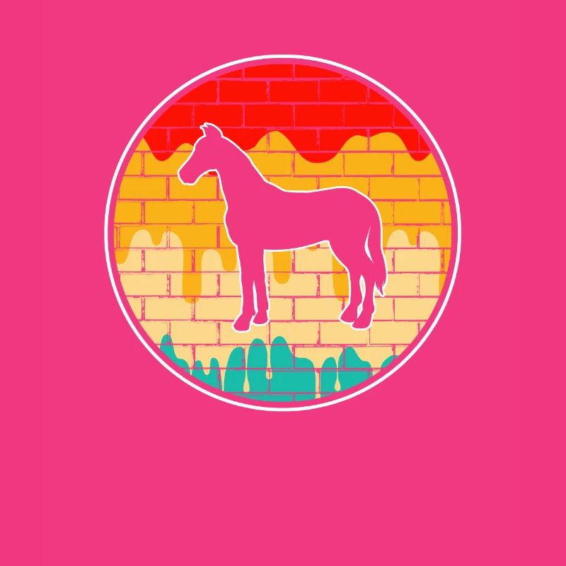 Pferd Retro