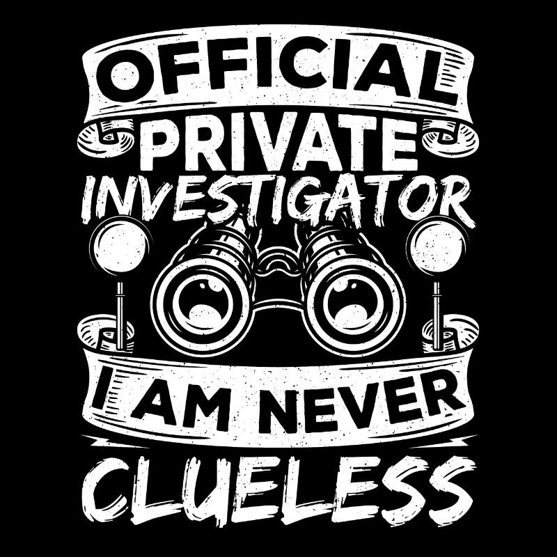 Conception de détective privé pour inspecteur détective