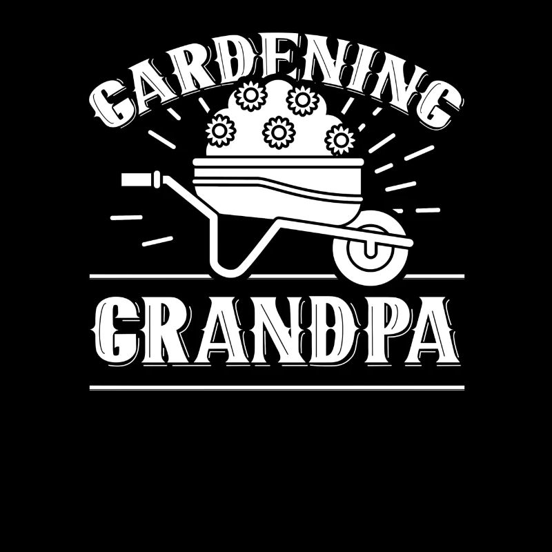 Garten Opa Gärtner Großvater Gartenarbeit