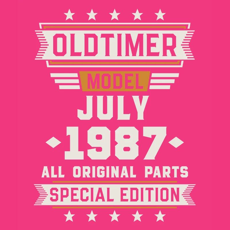 Oldtimer July 1987 Birthday Gift