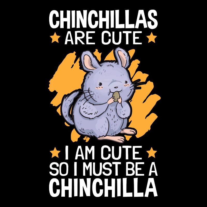 Ich bin ein Chinchilla Nagetier Wollmaus