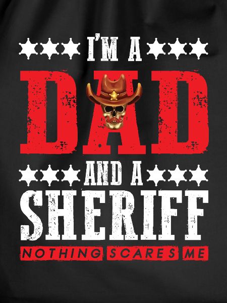 Sheriff Dad furchtlos mit Sheriffstern