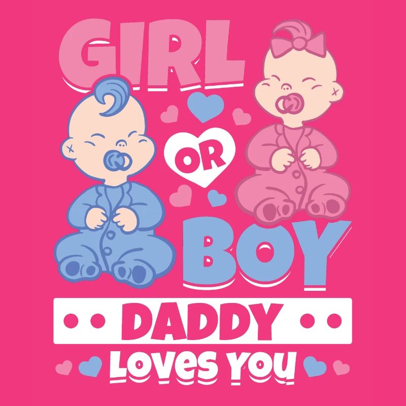 Mädchen oder Junge Papa liebt dich Neugeborenes