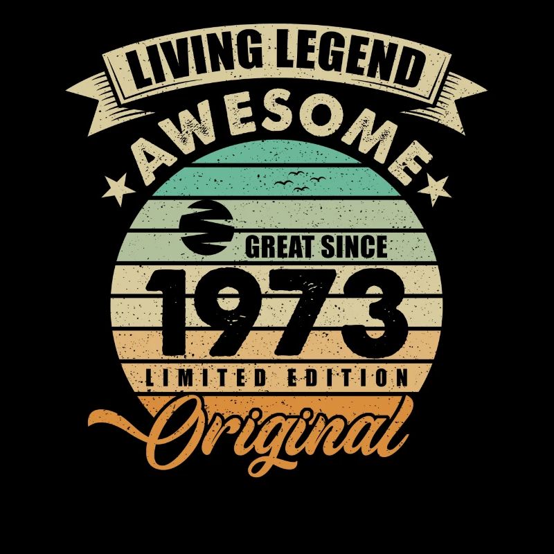 1973 Anniversaire Retro Orginal