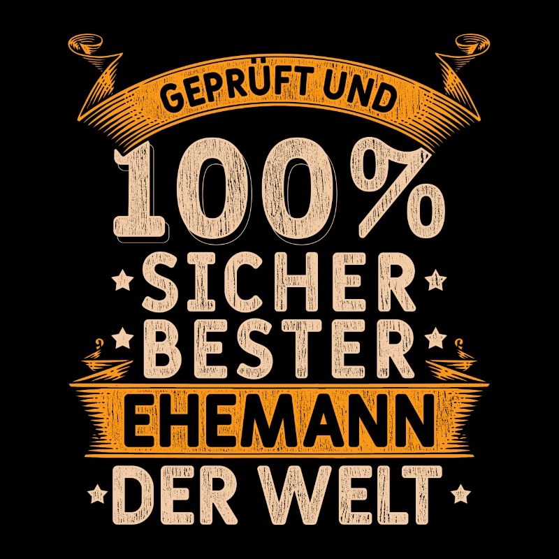 Vintage 100% Bester Ehemann Der Welt Geschenk Mann