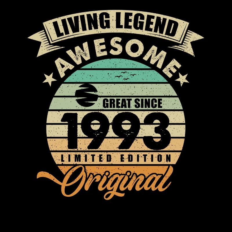 1993 Geburtstag Retro Orginal