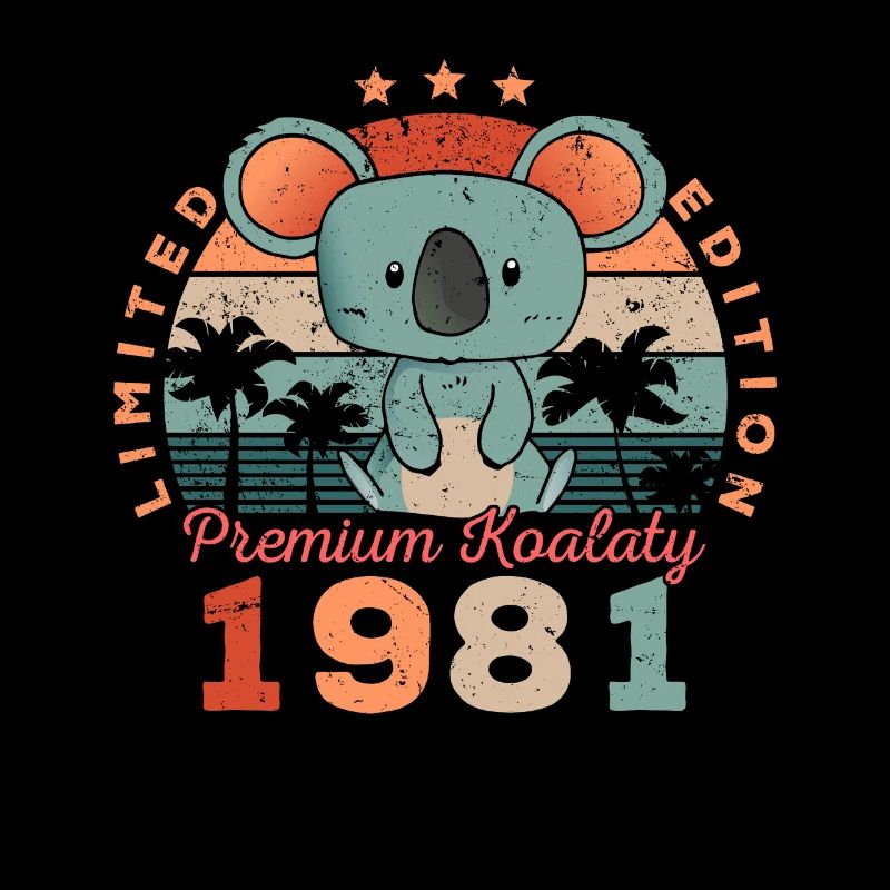 Geburtsjahr 1981 Geburtstag Koala Koalabär