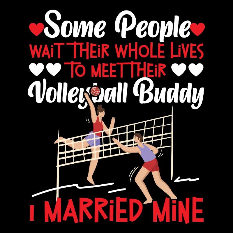 Volleyball Player Team Husband