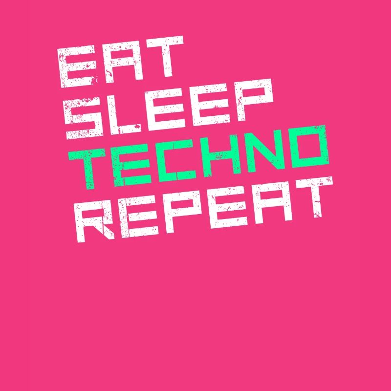 manger du sommeil techno répéter