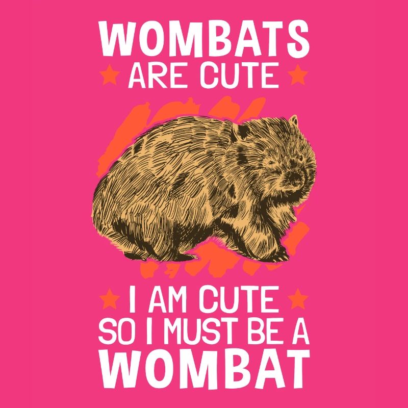 Also bin ich ein Wombat Beuteltier