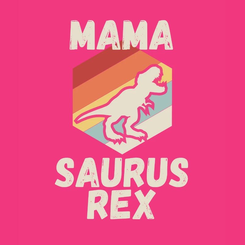 Mama Saurus T-Rex Mutter Dino Dinosaurier